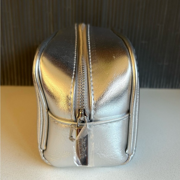 Jean Paul Gaultier Metallic Silver Cosmetic Pouch - Picture 3 of 13